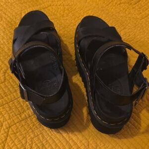 Kids Black Sandals